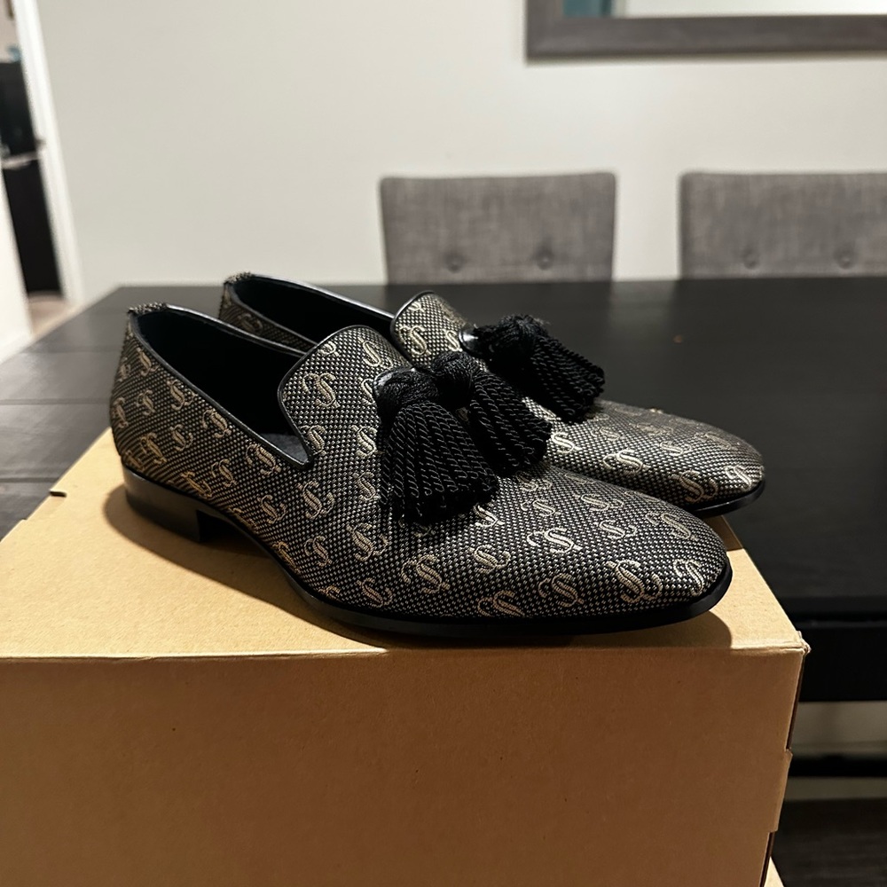 Jimmy Choo Black Loafers Slip-Ons